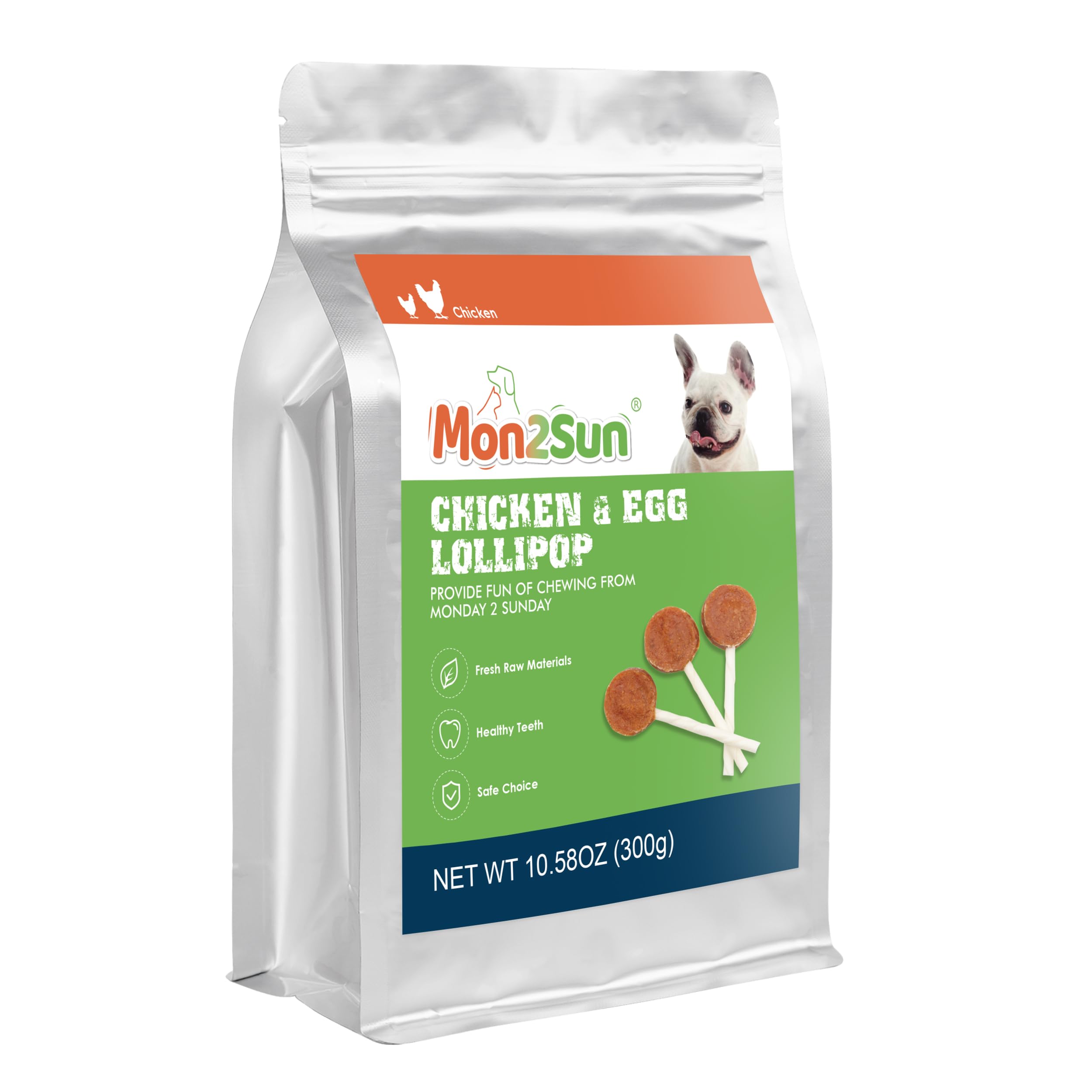 MON2SUN Sucette – idéale pour petits chiens lors des sessions de jeu.