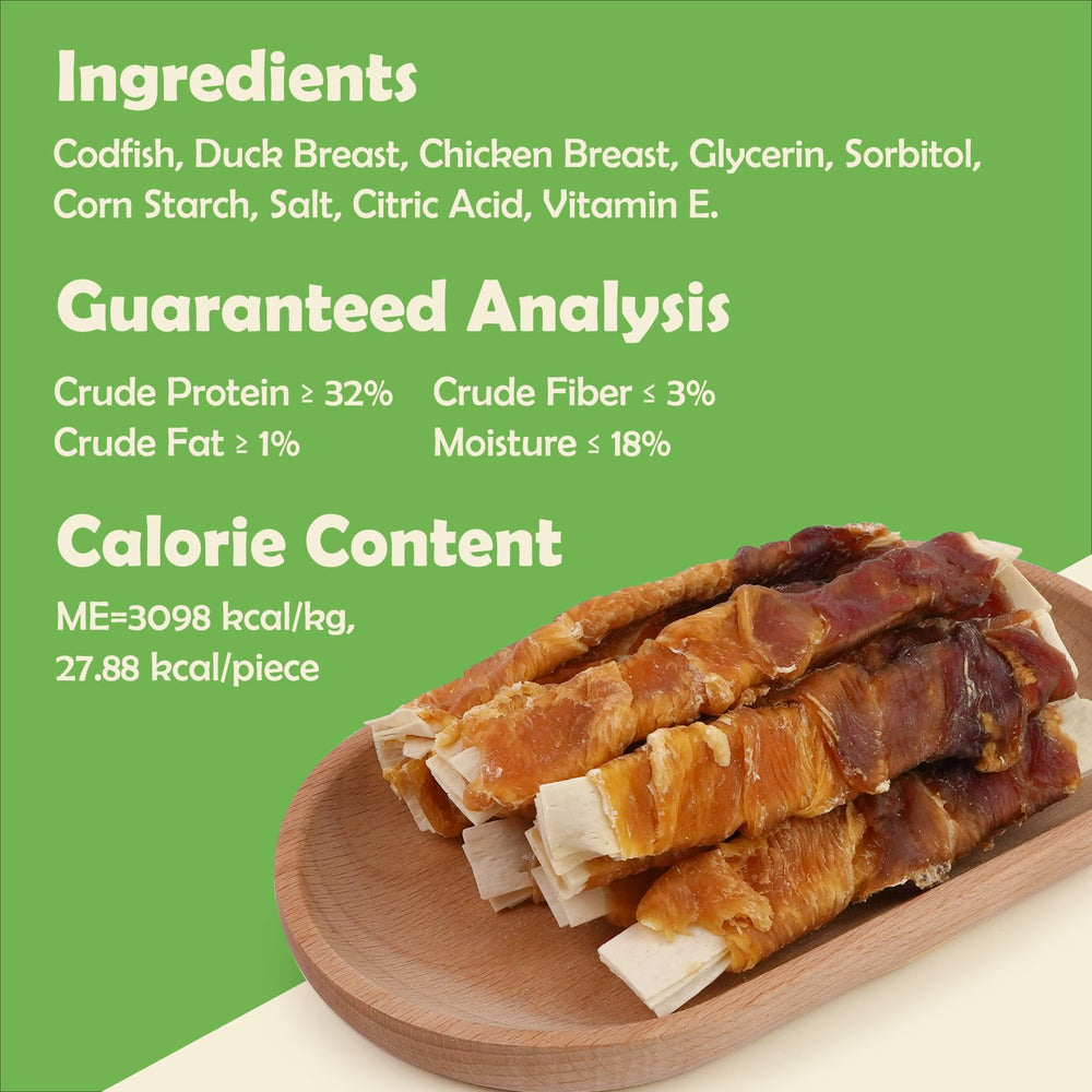 MON2SUN triple saveur — friandises alliant poulet et canard.
