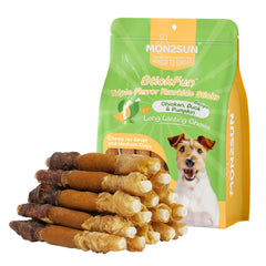 MON2SUN bâtons cuir de bœuf triple saveur pour récompense quotidienne.