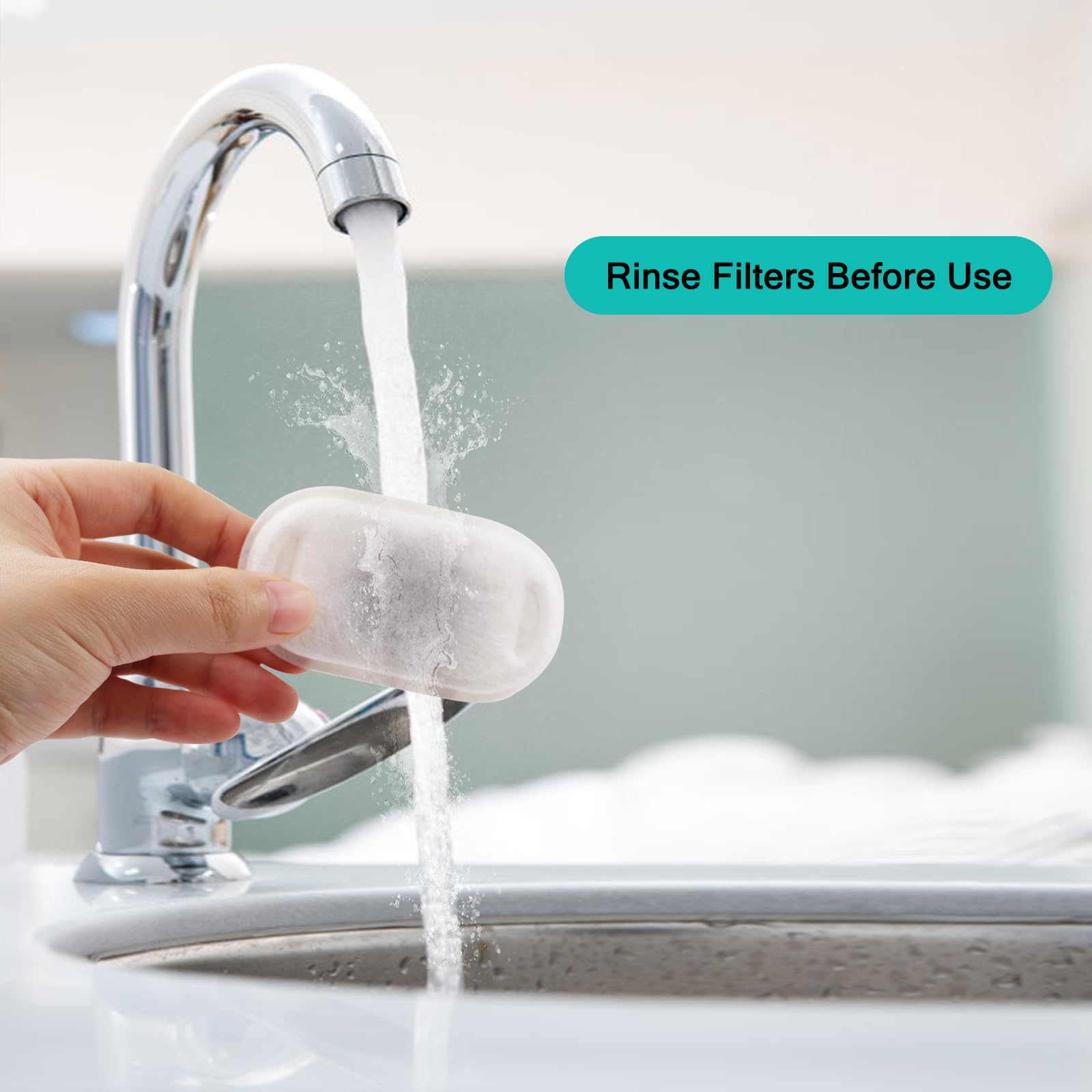 Filtres Monsin pour fontaine chat 135oz, débit ajustable et filtration renforcée.