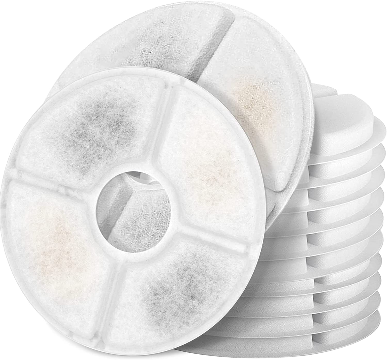 Filtre Monsin pour fontaine chat 81oz, lot de 12, filtration polyvalente.