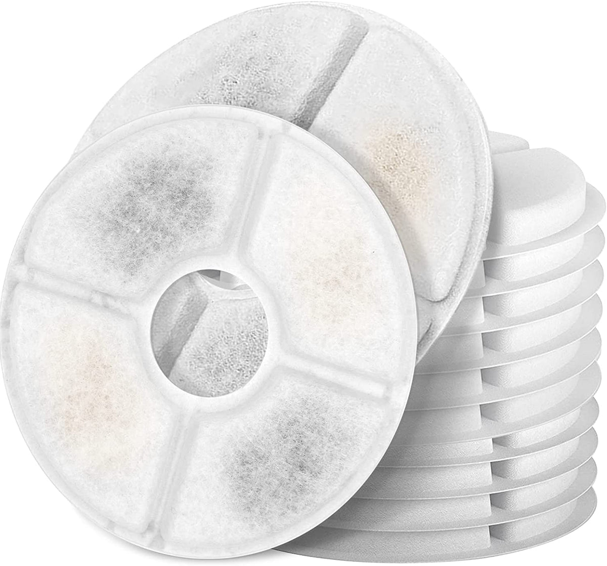 Filtre Monsin pour fontaine chat 81oz, lot de 12, filtration polyvalente.