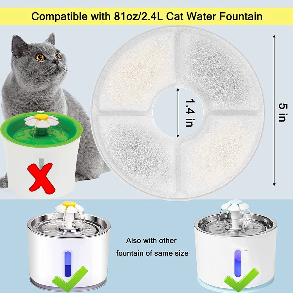 Filtre fontaine chat Monsin – filtration triple pour eau plus pure.