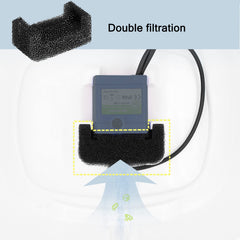 Éponge Monsin, filtration efficace, eau plus propre pour votre chat.