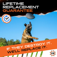 Disque Monster K9 durable, conçu pour mâcheurs exigeants.