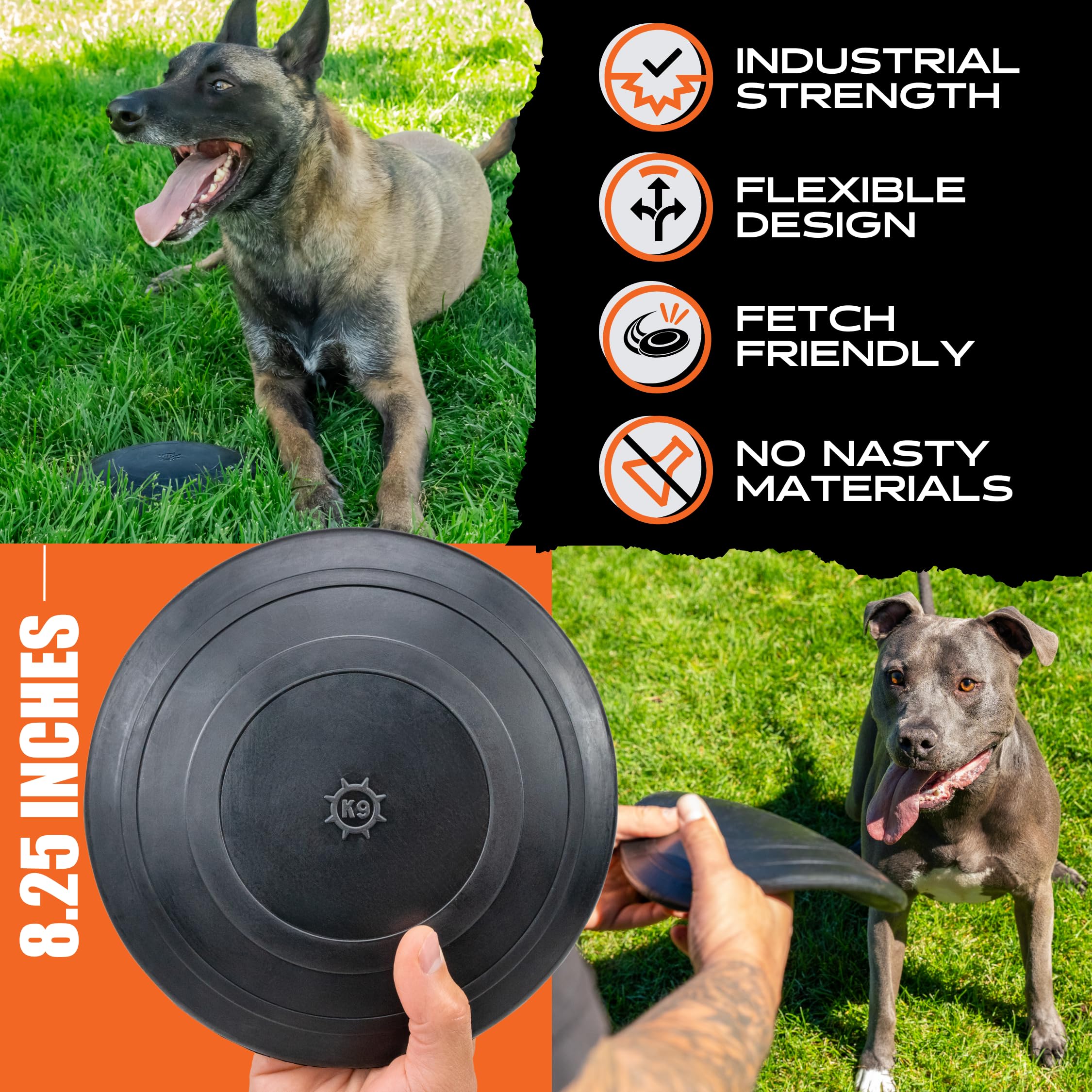 Nettoyage facile pour le disque Monster K9 au lave-vaisselle.