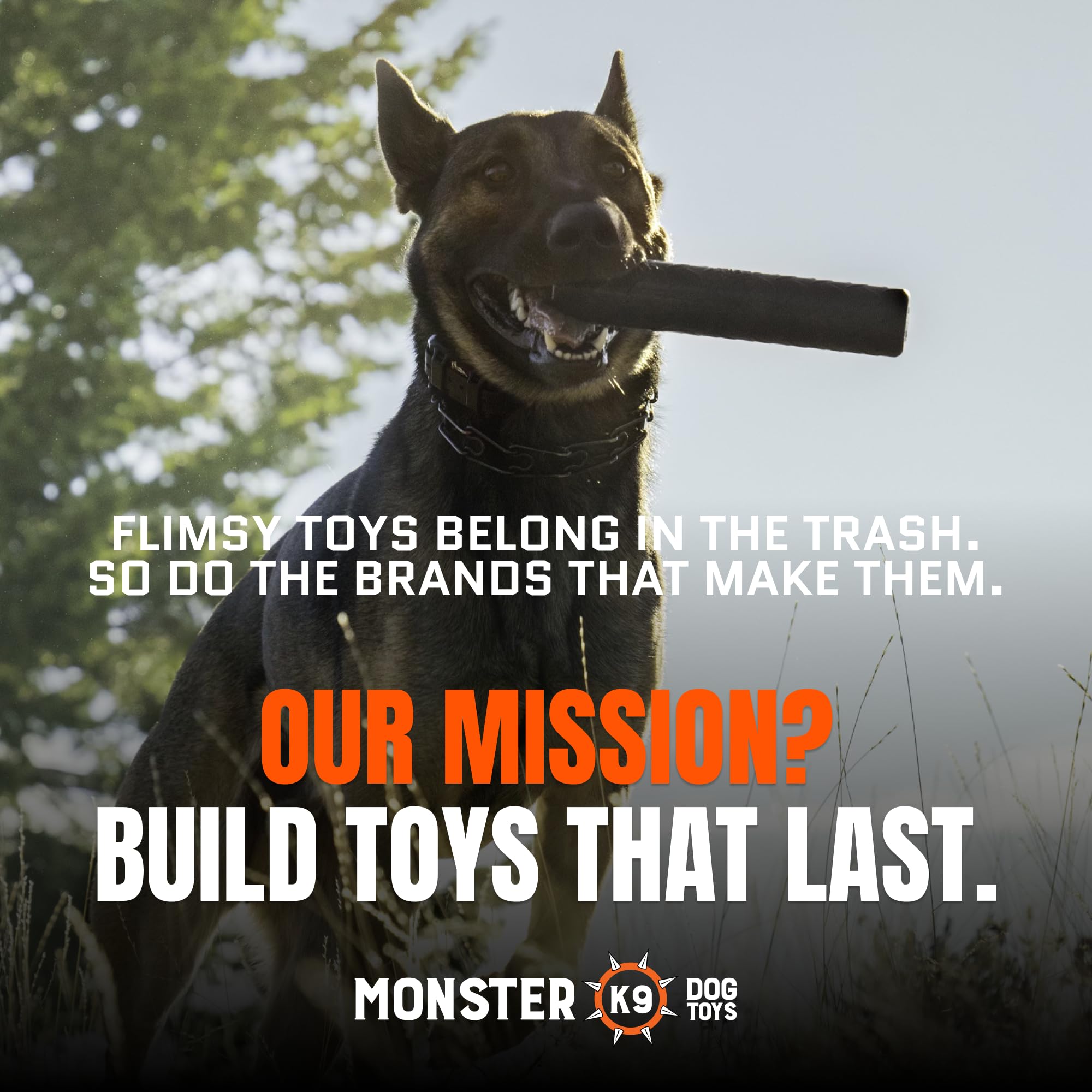 Monster K9-tailles-moyennes-et-grandes: adaptée pour races moyennes et robustes.