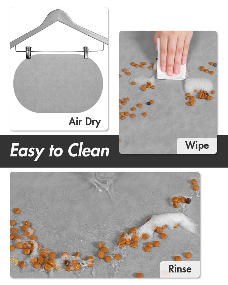 MontVoo tapis anti-glisse pour nourriture, stabilité pendant les repas.