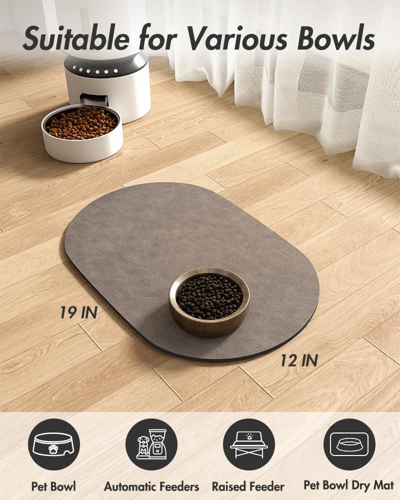 MontVoo tapis convient chiens chats chiots pour boire et manger