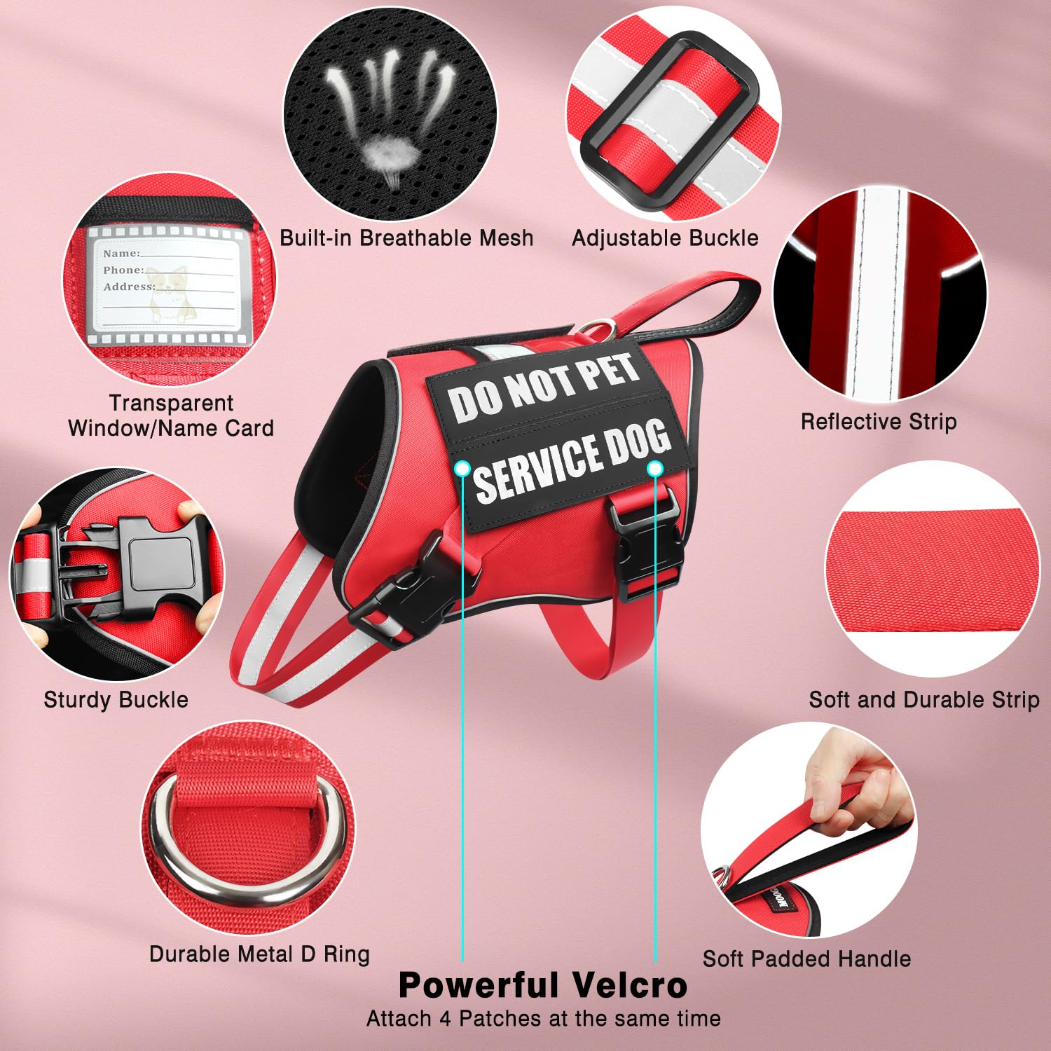 Doublure maillage respirant MOOGROU: confort accru pendant les promenades longues.
