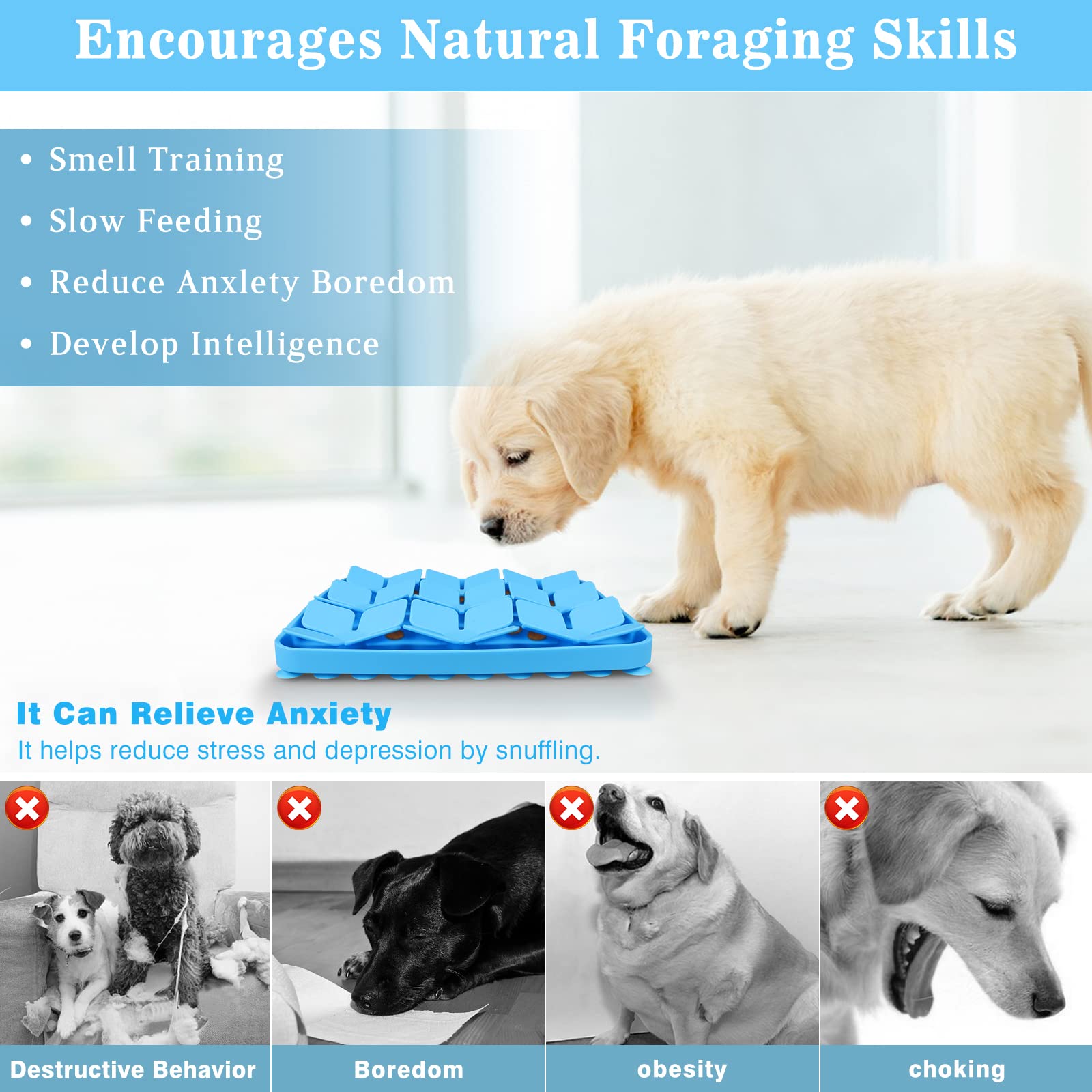 MOOGROU Tapis Snuffle odorat stimulation – développe l odorat durant le jeu olfactif.