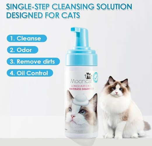 Mooncat Brosse durable et non toxique, nettoyage facile.