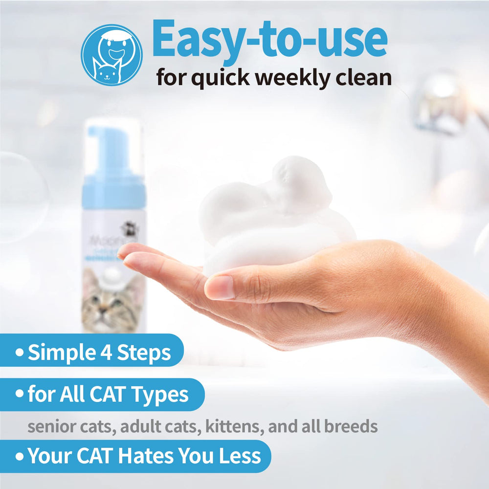 Mooncat Démêlage efficace pour pelage long, réduction visible des nœuds.
