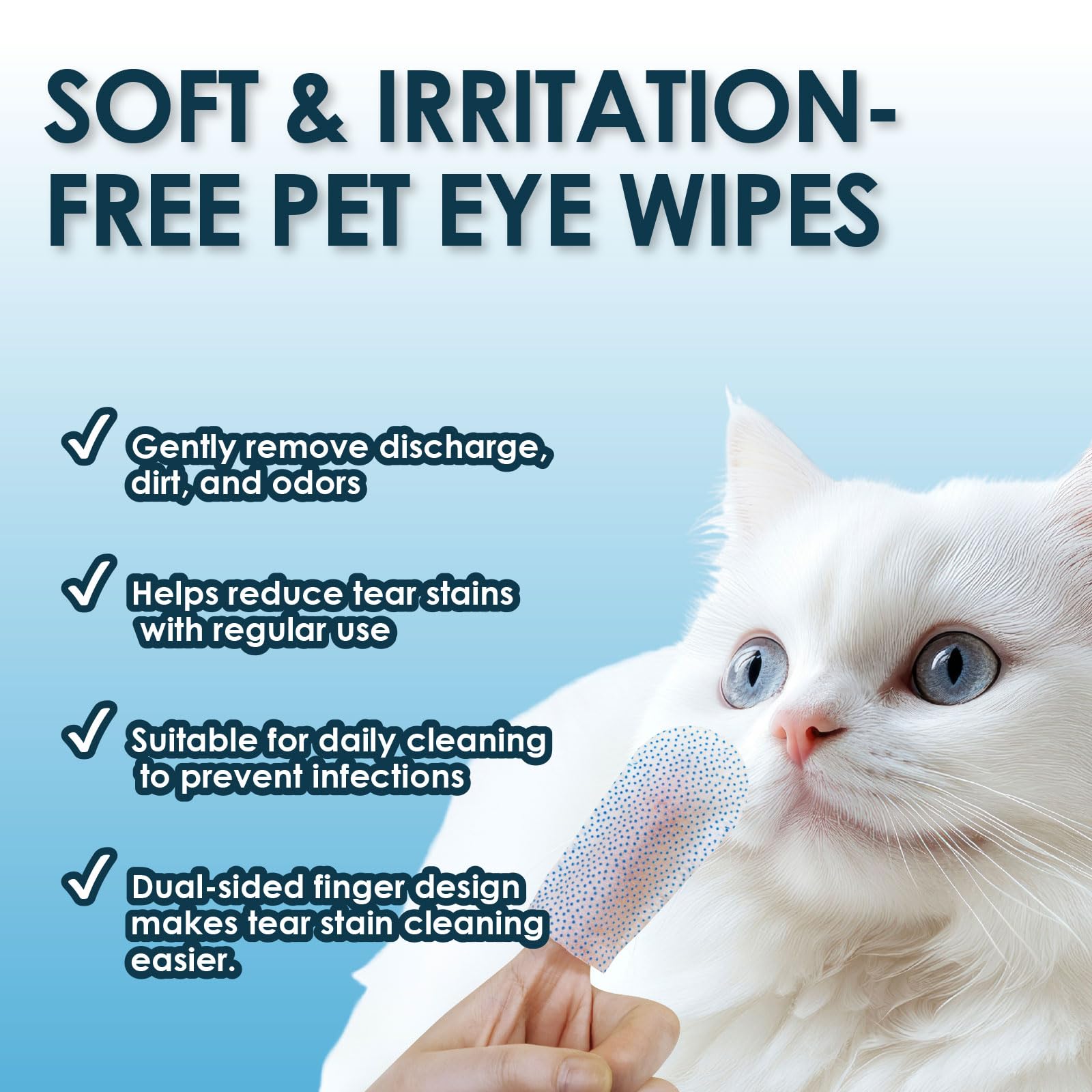 Mooncat Lingettes Yeux – élimination de la crasse oculaire en douceur