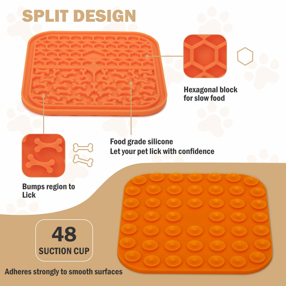 Tapis MooonGem en silicone sans BPA, sûr et facile à nettoyer