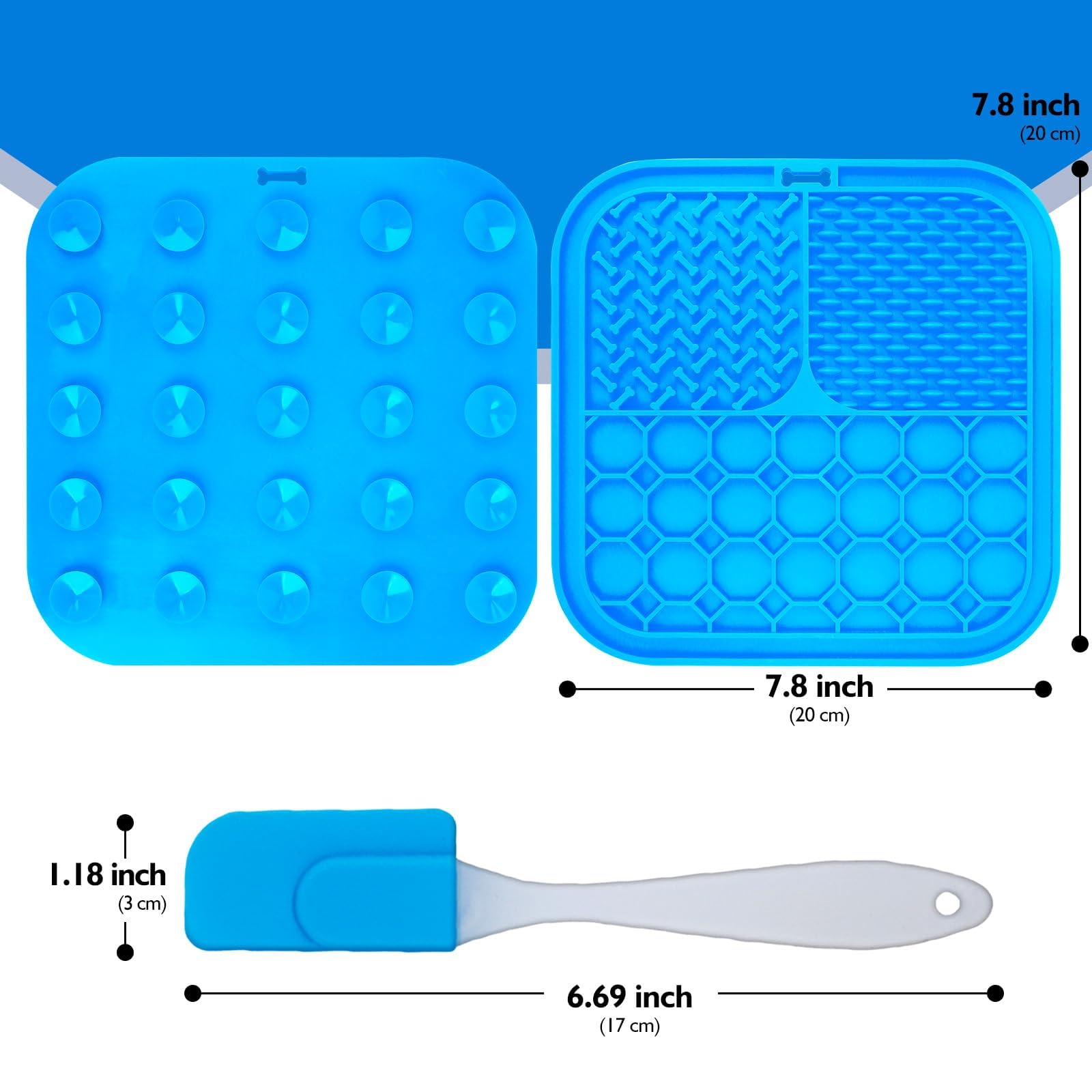 MooonGem tapis de léchage facile à nettoyer au lave-vaisselle haut