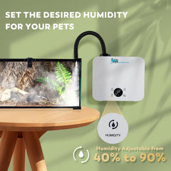 Moongiantgo humidificateur humidité réglable 40 à 90 pour cent