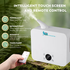 Moongiantgo humidificateur terrarium sur table, installation simple
