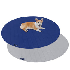 Moonsea tapis-pipi-chien rond 48 pouces, absorption rapide pour sols propres.