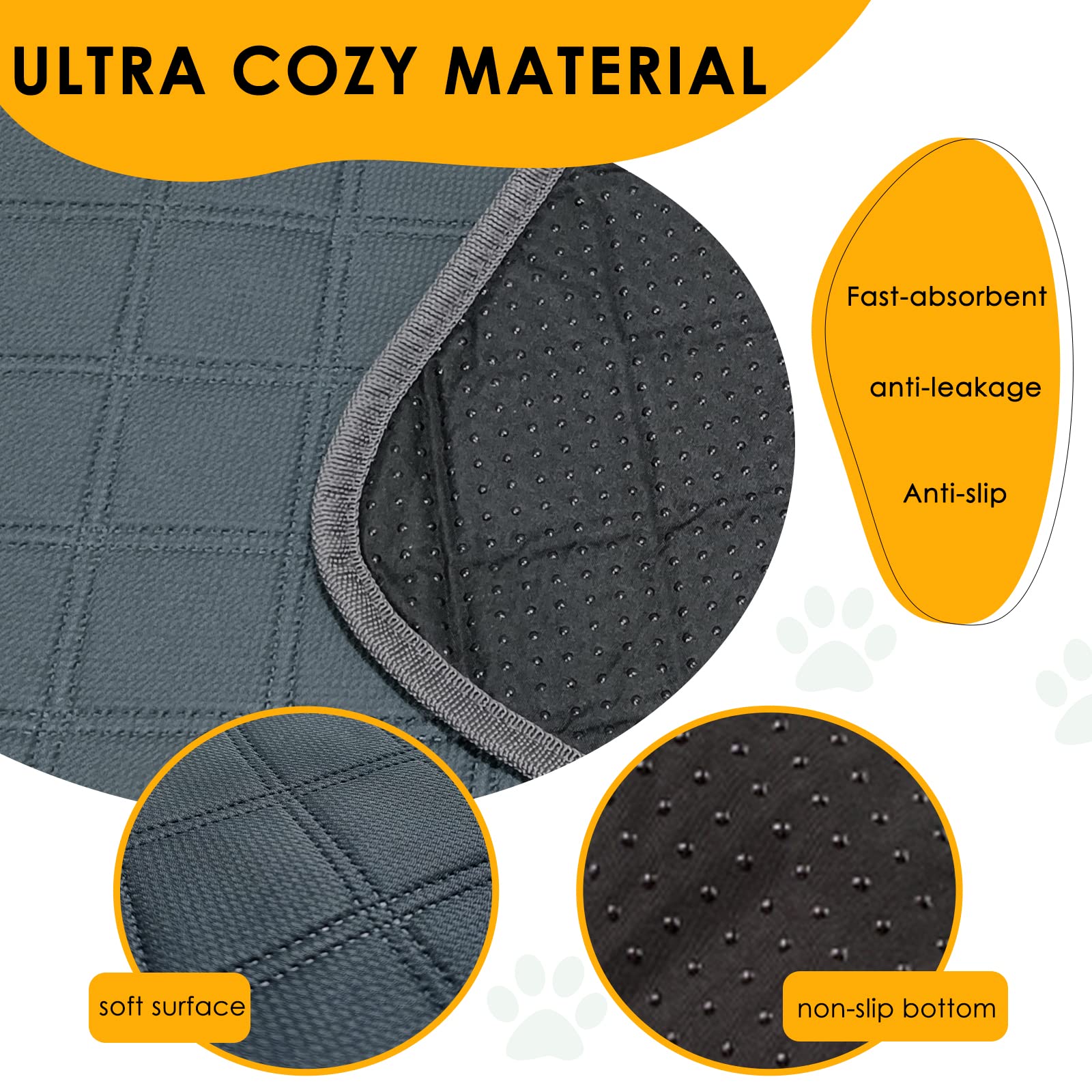 Mooydee: couche absorbante multi-couches, douceur et isolation de l’humidité pour cobaye.