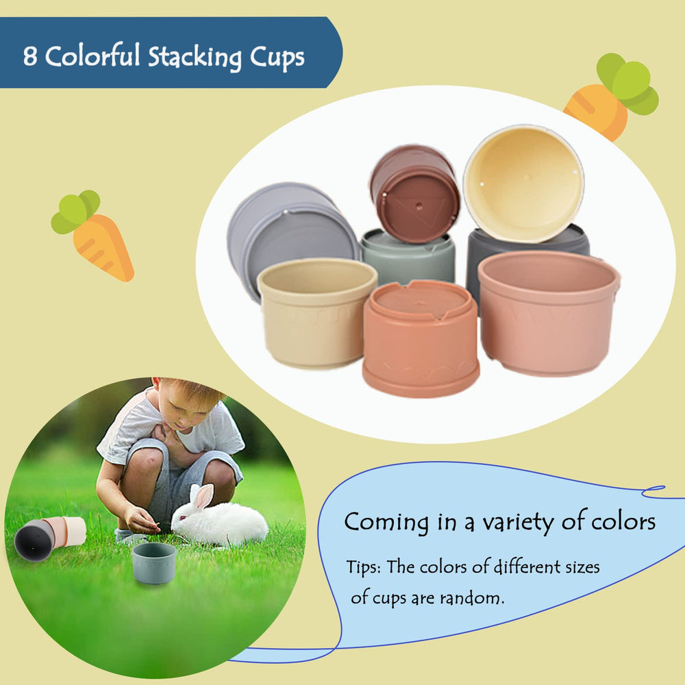 Nettoyage facile Mooydee – gobelets colorés pour lapin, reutilisables