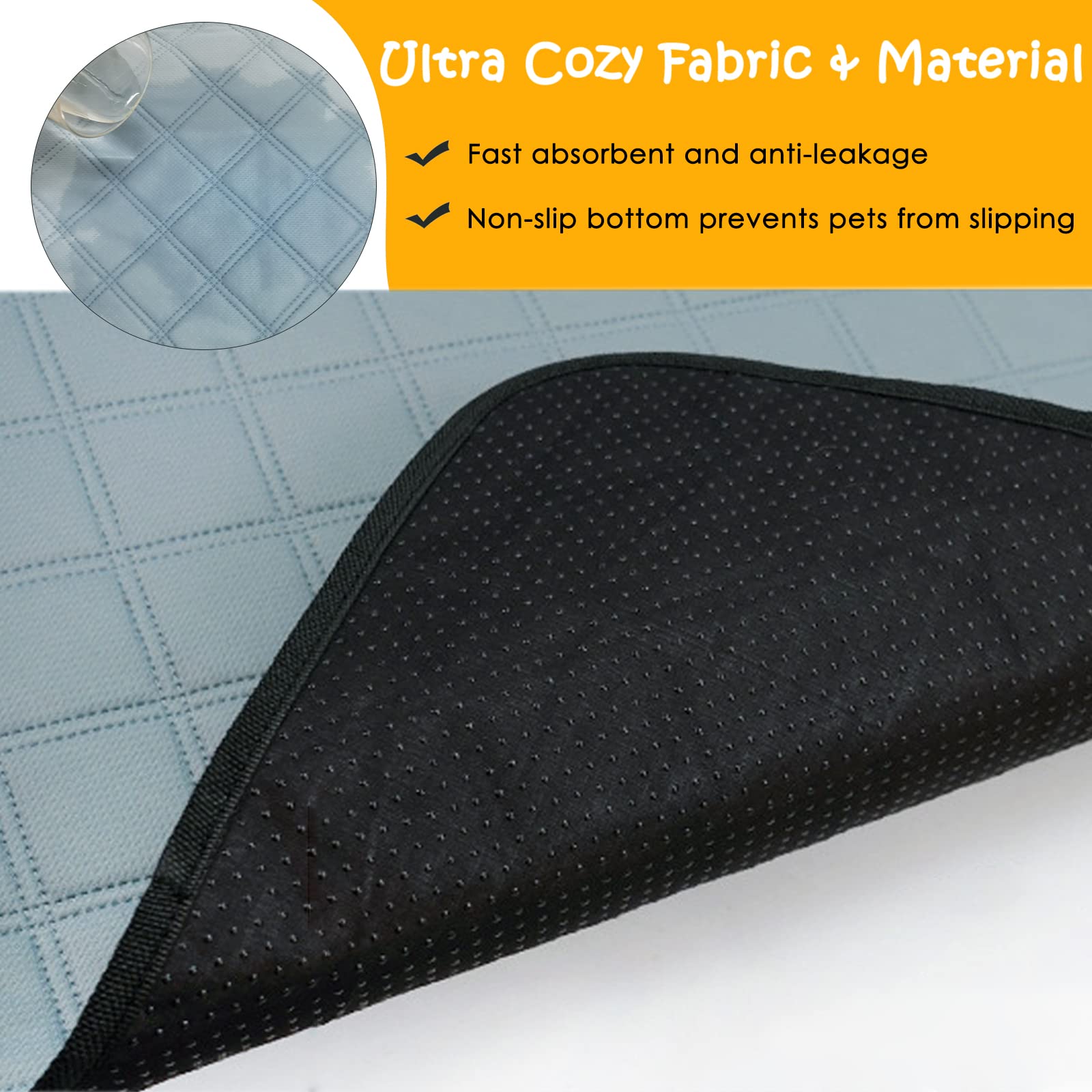Mooydee tapis cage antidérapant, base stable pour animaux actifs.