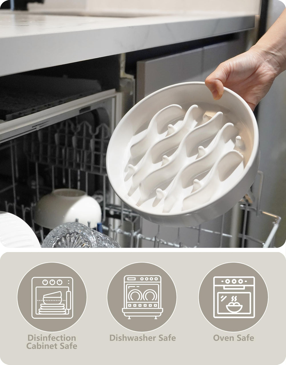 Capacité 30 oz MOPANG – adapté pour croquettes ou nourriture humide