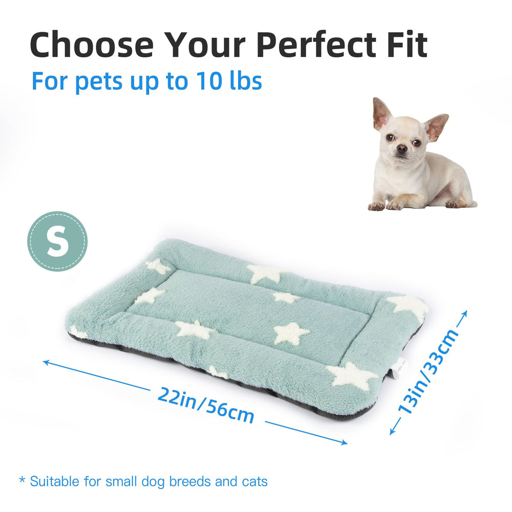 Mora Pets coussin doux confort chat chiot bleu pour les moments de repos.