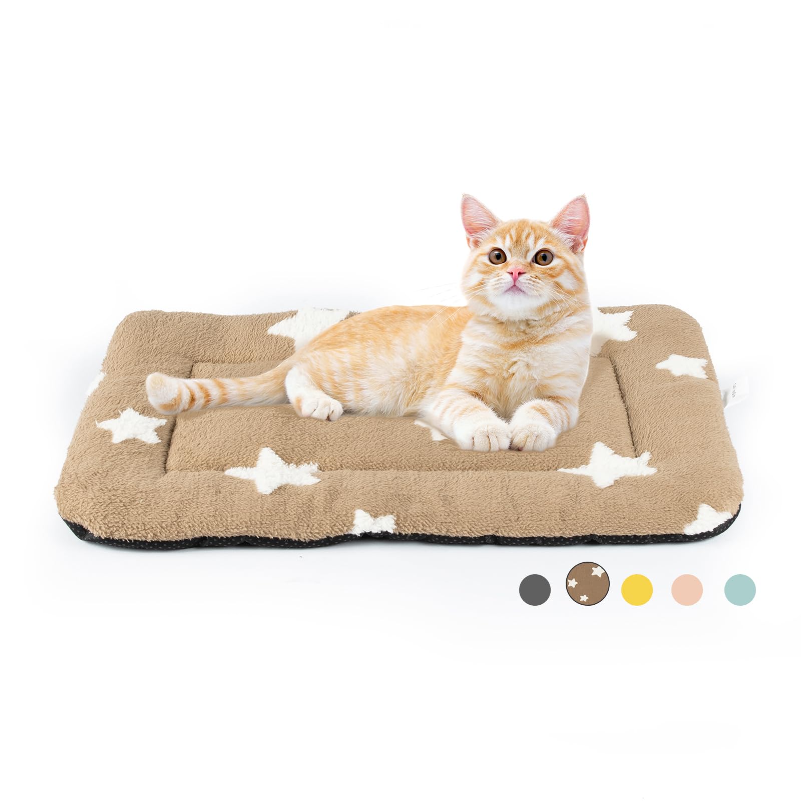 Lit Mora Pets pour chat intérieur, confort doux et design étoile.
