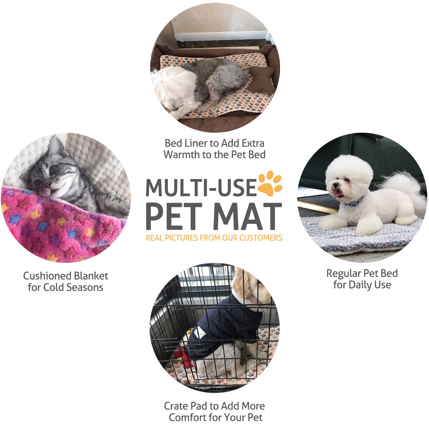 Matelas Mora Pets dortoir rose à étoiles, pliable et facile à stocker.