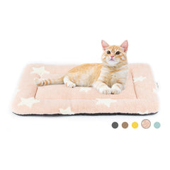 Mora Pets Panier chat rose doux, parfait pour des siestes confortables en intérieur.
