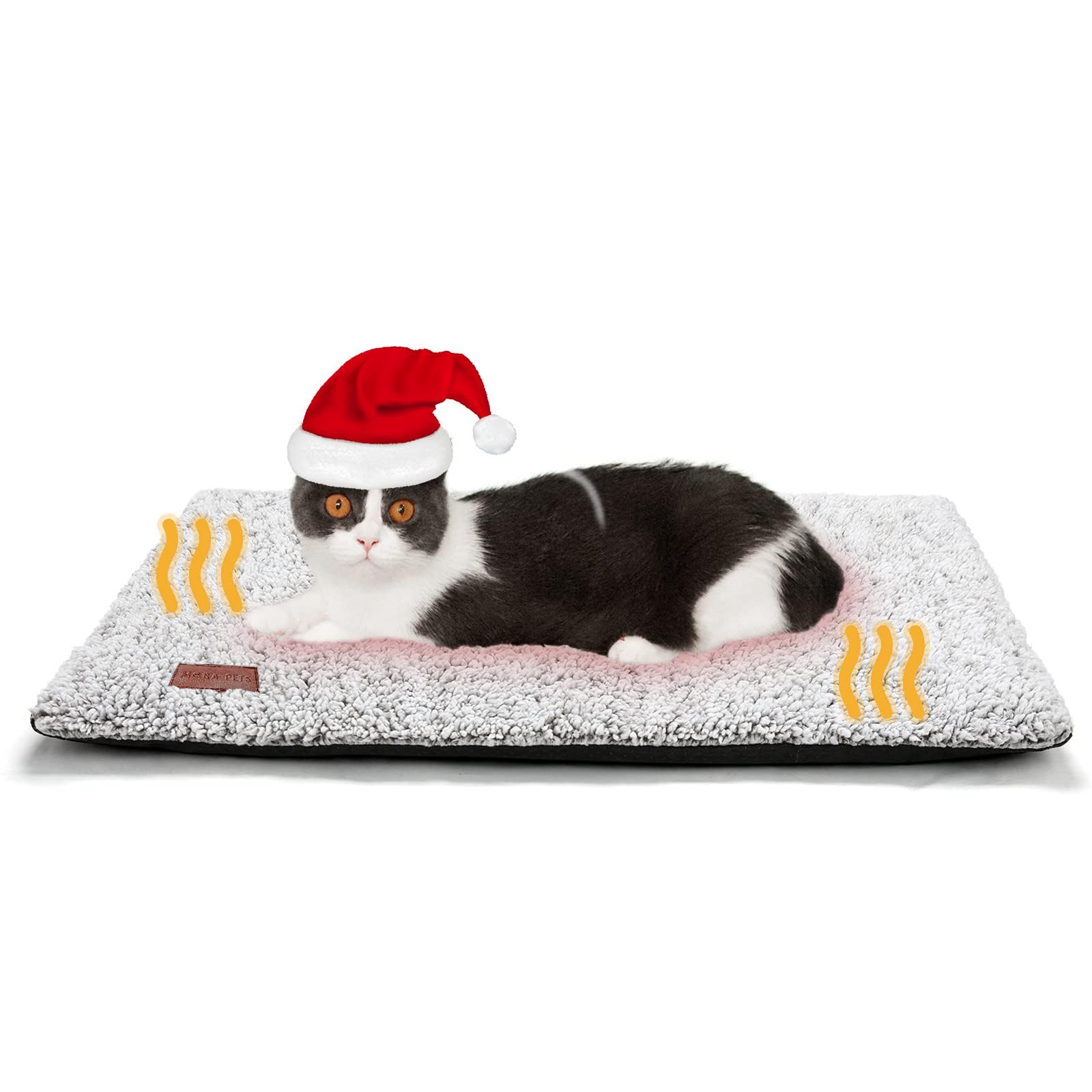 Mora Pets Tapis chauffant chat tailles 24x18 et 29x18 pour petits animaux.