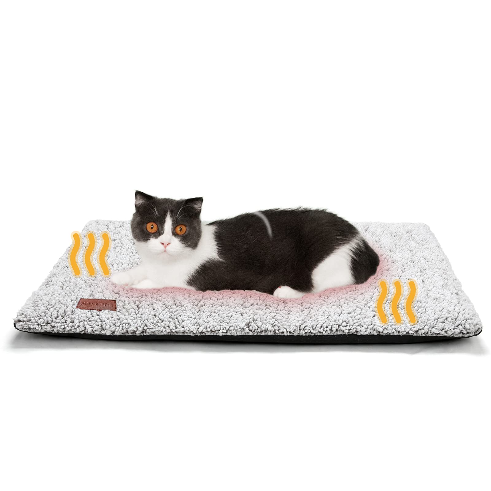 Mora Pets Tapis chauffant chat intérieur et extérieur sans électricité.