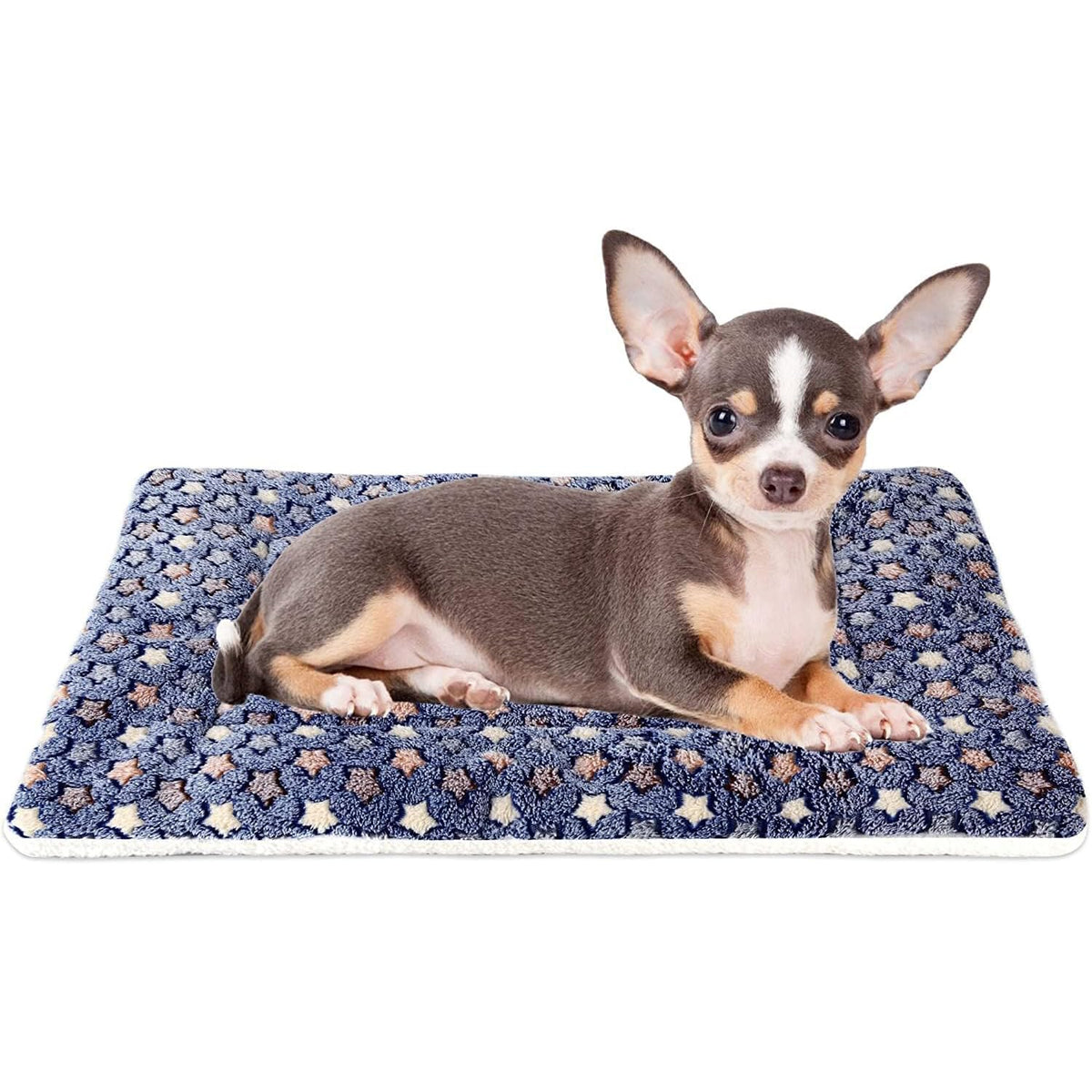 Tapis Mora Pets pour chien avec imprimé étoiles et face réversible, idéal pour la caisse.