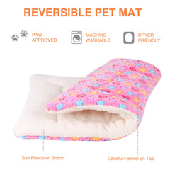 Face supérieure Mora Pets en flanelle rose, sommeil confortable