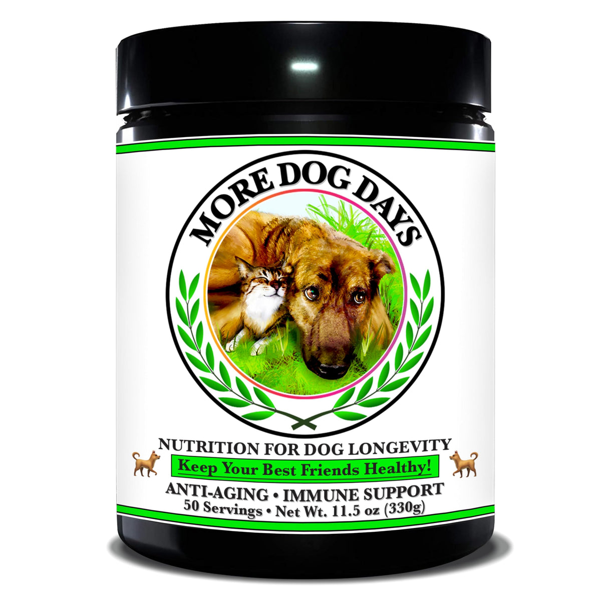 More Dog Days: bouteille pour usage quotidien et soutien immunitaire.