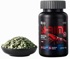 MorexLab Crevettes : disques protéinés spiruline pour nutrition équilibrée.