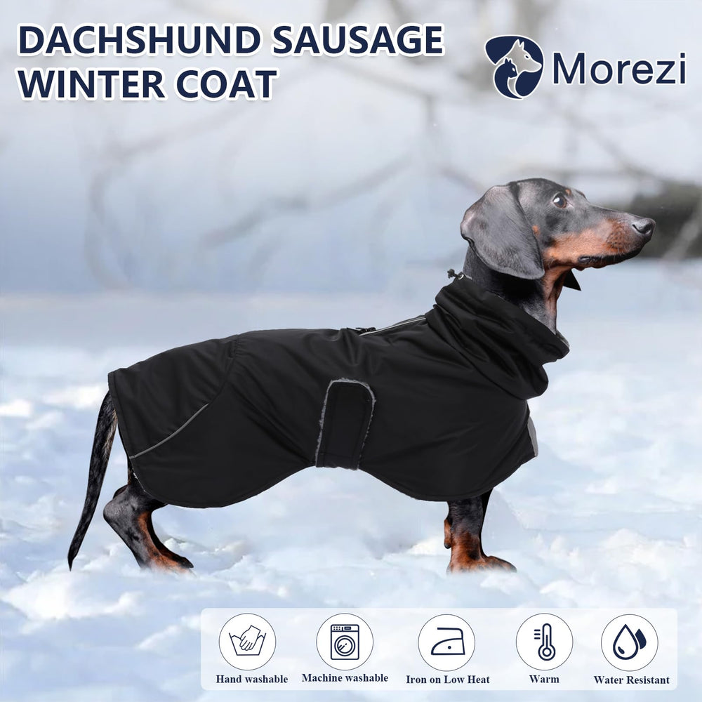 Intérieur douillet en polaire Morezi pour dachshund, chaleur confortable