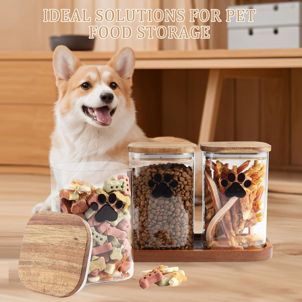 Morezi-conteneur-gourmandises chien chat hermetique, organise friandises propres et faciles d'accès.