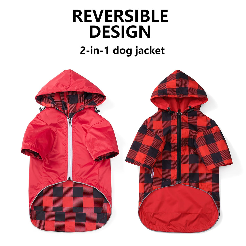 Morezi imperméable chien – poches pratiques et ouverture harnais, rangement facile.