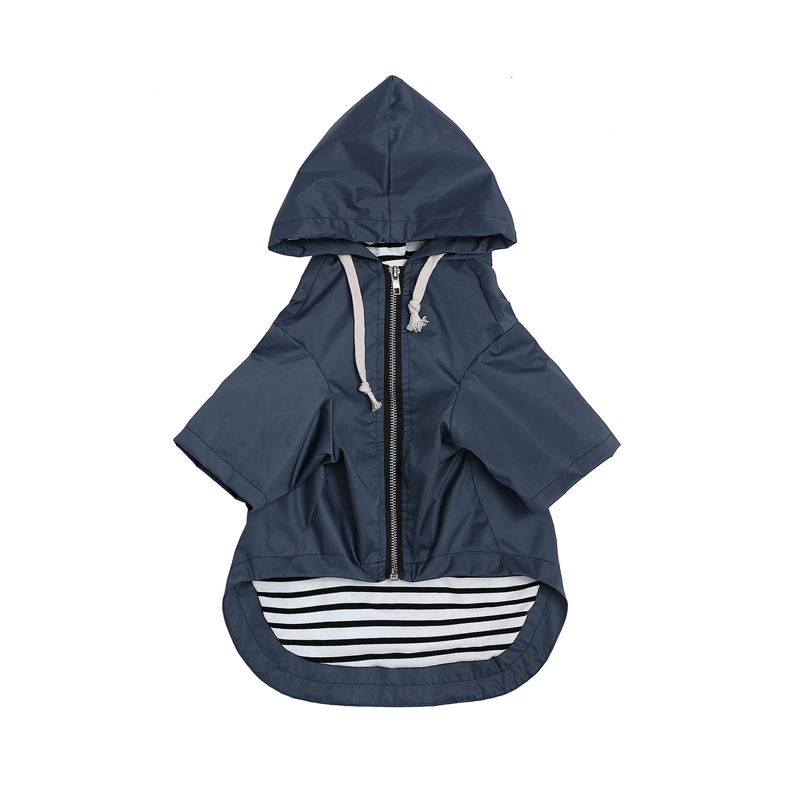 Morezi manteau pluie chien bleu dos, protège des intempéries.