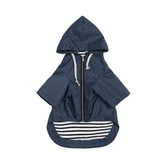 Morezi manteau pluie chien bleu dos, protège des intempéries.