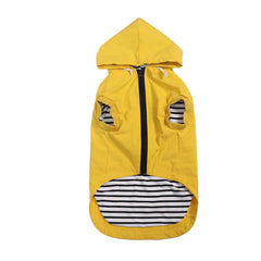 Manteau pluie Morezi pour chien jaune taille M, garde le pelage sec lors des promenades.
