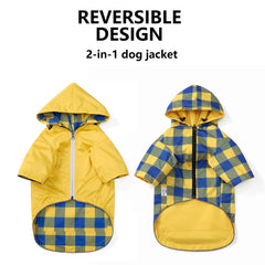 Morezi manteau pluie chien trou harnais intégré pour promenades en sécurité.