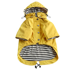 Manteau Morezi pour chien avec zip et boutons réfléchissants, sécurité accrue.