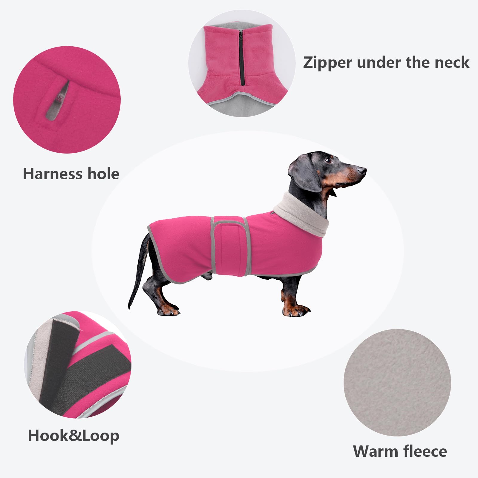 Manteau Morezi avec reflets de sécurité pour balades nocturnes.