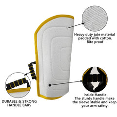Morezi protection avant-bras lors des interactions contrôlées pour plus de sécurité.
