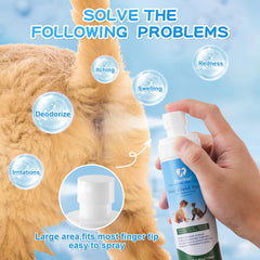 Morikey spray Glande Anale Chat : soulage démangeaisons et irritations.