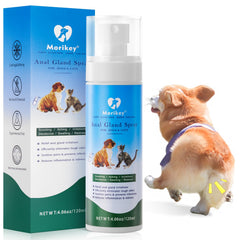 Morikey spray Glande Anale Chien : apaise l'inconfort autour des glandes.