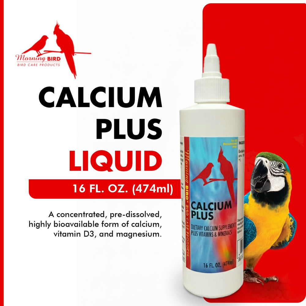 Doseur goutte Morning Bird Calcium Plus pour une administration précise.